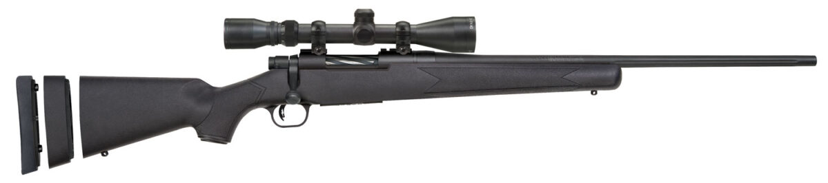Mossberg 28094 Patriot Super Bantam Youth 350 Legend 4+1 22" Matte Blued Fluted Steel Barrel & Receiver, Black Synthetic Stock, 3-9x40mm Duplex Scope 1 116162