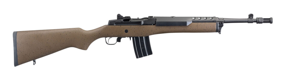 Ruger 5889 Mini-14 Tactical 5.56x45mm NATO 20+1 16.12" Blued Threaded Barrel, Blued Drilled & Tapped Stainless Steel Receiver, Black Speckled Brown, Factory Installed Flash Suppressor, Right Hand 1 117977
