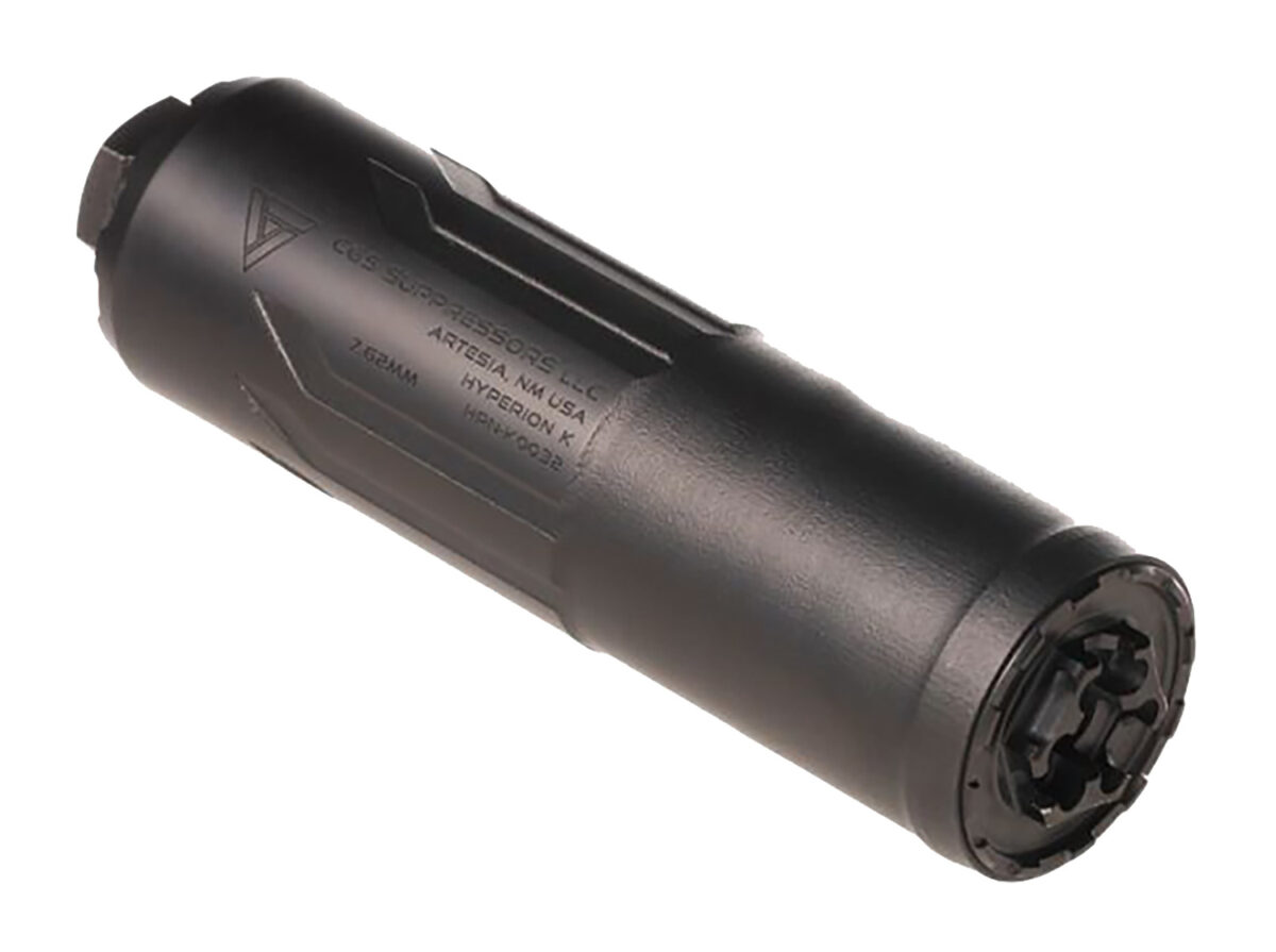 CGS SUPPRESSORS CGS-HYPERION-K Hyperion K Compact 7.62x39mm 6.37" Black Anodized 1.75" 1 124950