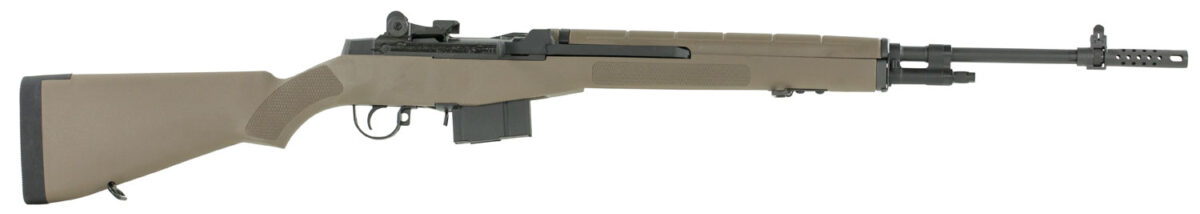 Springfield Armory MA9120CA M1A Standard Issue *CA Compliant 308 Win 10+1 22" Black Parkerized Steel Barrel w/Muzzle Brake, Black Parkerized Steel Receiver, Fixed Flat Dark Earth Synthetic Stock 1 12584