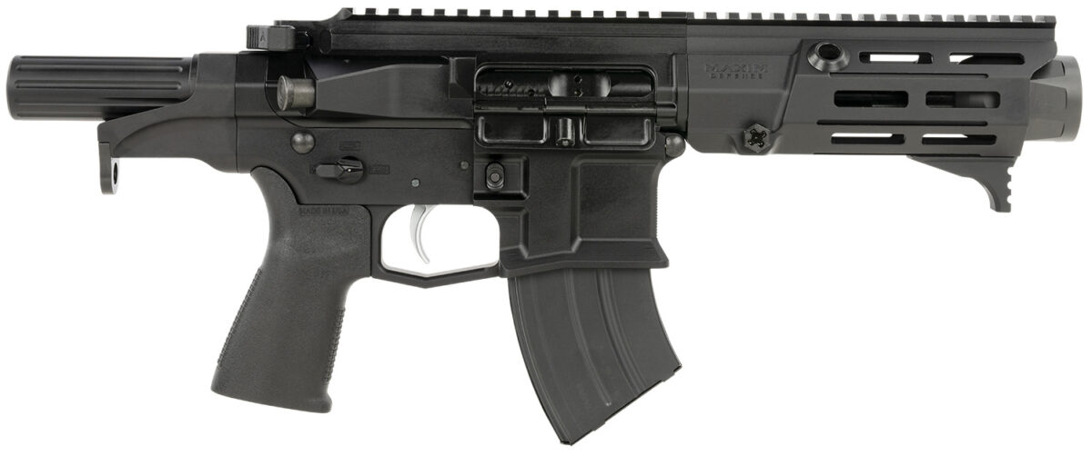 Maxim Defense MXM50801 PDX 505-SPS 7.62x39mm Caliber with 5.50" Barrel, 20+1 Capacity, Black Metal Finish, Black Polymer Grip 1 147887