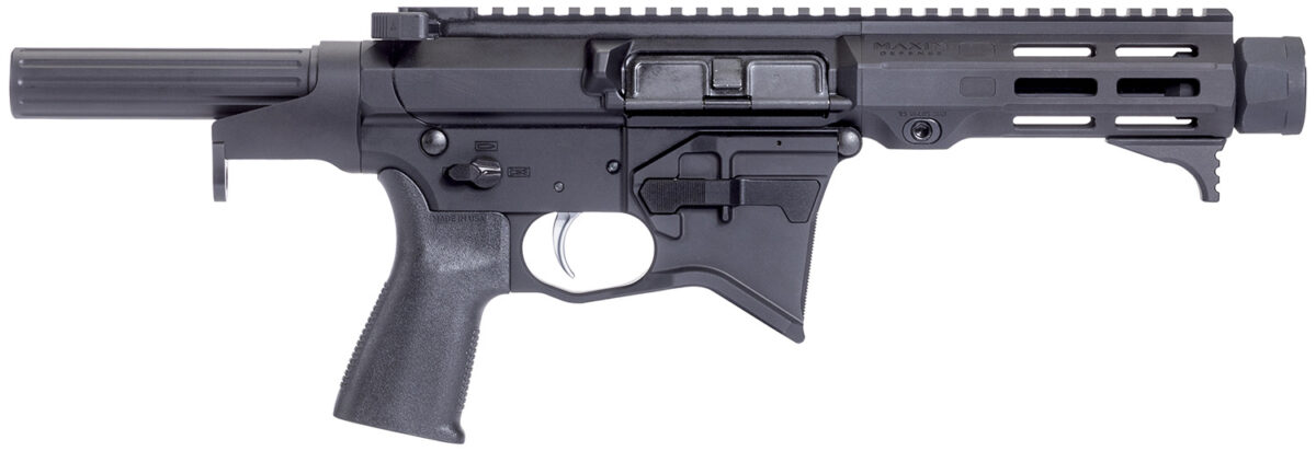 Maxim Defense MXM48172 CPS MD9 9mm Luger Caliber with 5.50" Barrel, Black Anodized Metal Finish, Black Maxim CQB Brace & Polymer Grip Right Hand 1 148275
