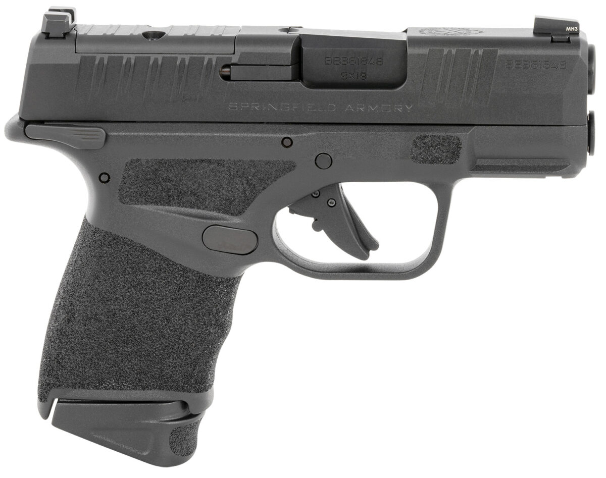 Springfield Armory HC9319BOSPMSLC Hellcat Micro-Compact OSP 9mm Luger 3" 10+1, Black, Polymer Frame, Serrated/Optic Cut Slide, Manual Safety 1 148511