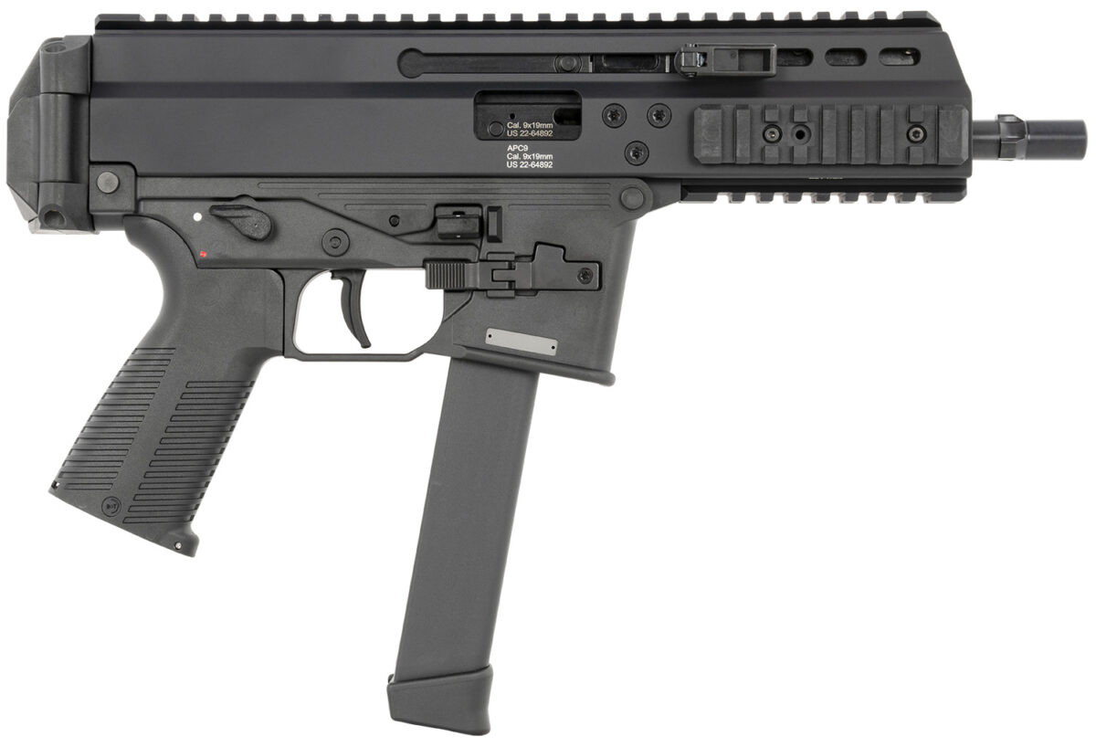 B&T Firearms 36039G APC Pro 9mm Luger 33+1 6.80" Black Steel Barrel, M-LOK Handguards, Black Hard Coat Anodized Aluminum Picatinny Rail Receiver, Black Polymer Grips, Ambidextrous 1 148927