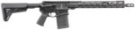 Ruger 5610 SFAR 308 Win 20+1 16.10" Black Steel Barrel, Black Hardcoat Anodize Picatinny Rail Aluminum Receiver, 15" M-LOK Handguard, Magpul SL Black Synthetic Stock, Black Magpul Grip, Right Hand 2 149350