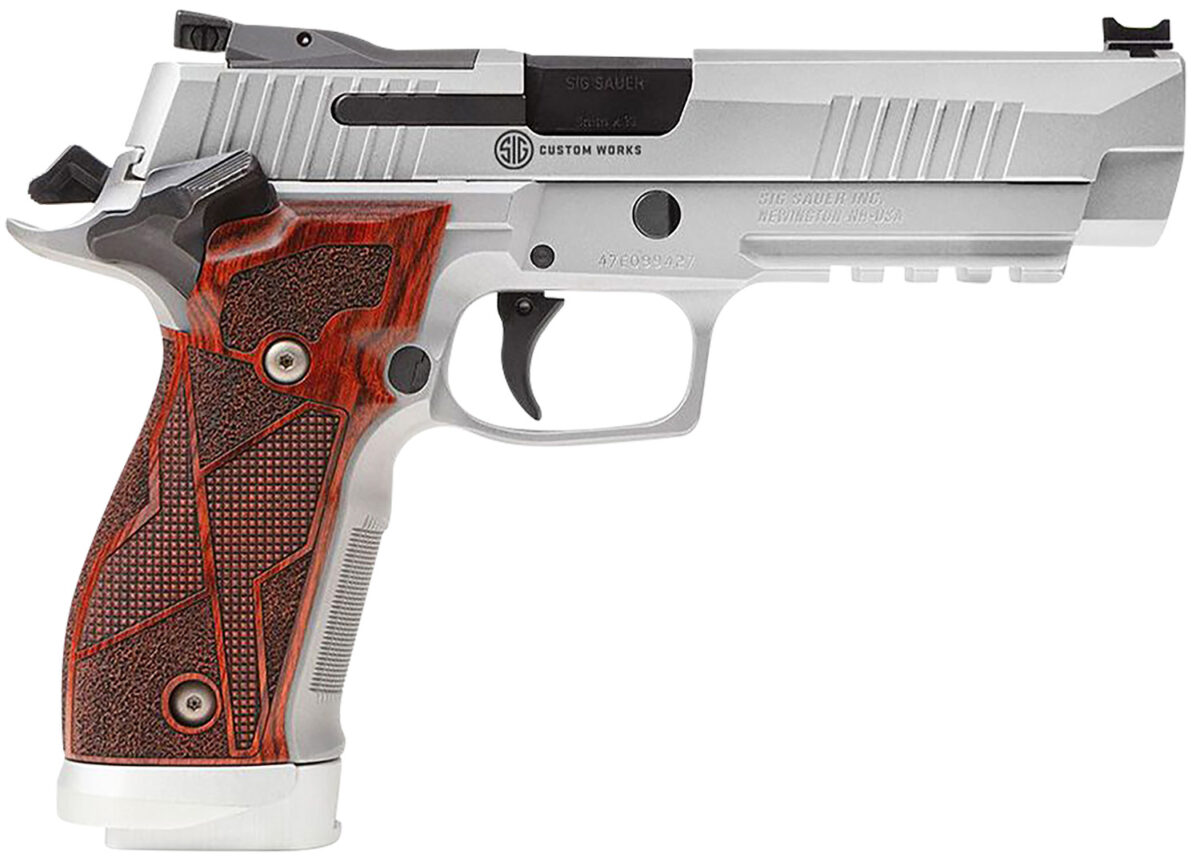 Sig Sauer 226X59CLASSIC10 P226 X-Five Classic 9mm Luger 10+1 (3) 5", Stainless, Picatinny Rail & Beavertail Frame, Serrated Optic Cut Slide, Custom Hogue Cocobolo Grip 1 149925