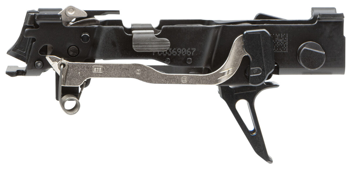 Sig Sauer 8900161 P320 Custom Works Fire Control Unit *FFL Item (FCU Only), 9mm Luger/40 S&W/357 Sig, Black Nitride, Titanium Frame & Flat Face Skeletonized Trigger, Fits Sig P320 Parts 1 157371