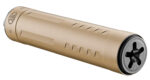 FN 96100837 Catch 22 TI 22 Cal (Rimfire), 5.25" L, FDE Titanium, 1/2"-28 tpi DT Mount 2 158499