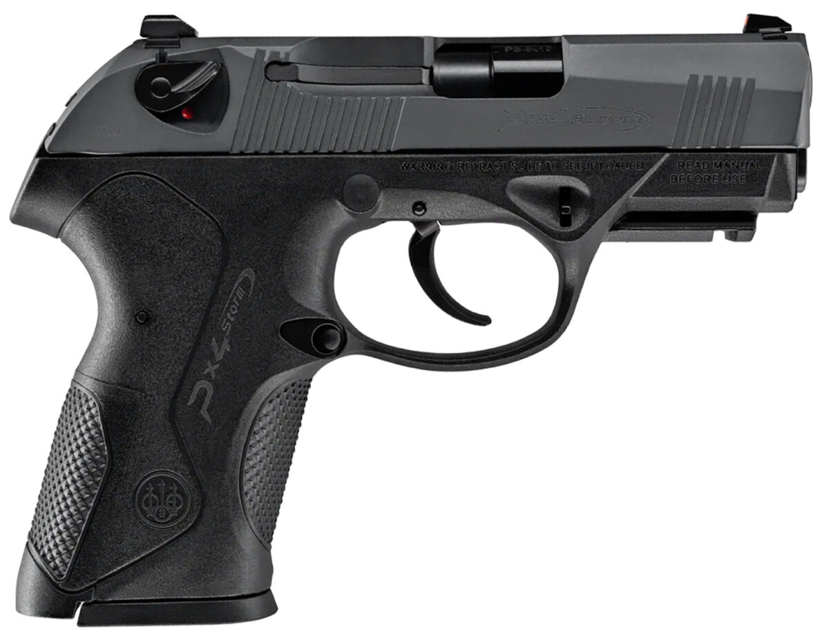 Beretta USA JXC9G10CC2 PX4 G Compact Carry 9mm Luger 10+1 3.20" Black Inox Heavy Contour Rotating Barrel, Black Bruniton Serrated Steel Slide, Black Polymer Frame w/Picatinny Rail 1 162817