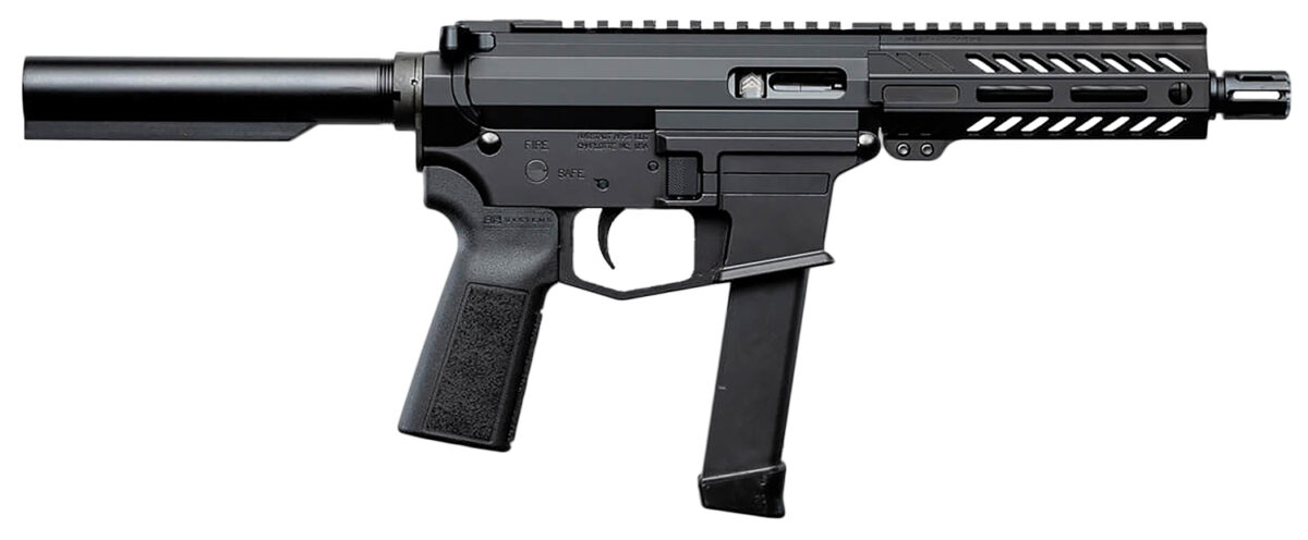 Angstadt Arms AAUDP09P06 UDP-9 9mm Luger 15+1 6" Black Melonite Threaded Barrel, 5.50" Free Float M-LOK Handguards, Black Cerakote Aluminum Picatinny Rail Receiver, Black B5 Grips 1 165245
