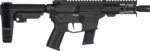 CMMG 45AB70FAB Banshee MKG 45 ACP 13+1 5" Black Nitride Medium Taper Threaded Barrel, EML 4" M-LOK Handguards Black Armor Cerakote, Aluminum Picatinny Rail Receiver, CMMG Zeroed Grips 2 166431