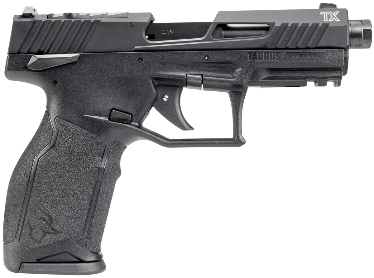 Taurus 1-2TX22P141-10 TX22 T.O.R.O Gen 2 Full Size Frame 22 LR 10+1 4.10" Matte Black Threaded Barrel, Black Cerakote Optic Ready/Serrated Slide, Polymer Frame w/Picatinny Rail, Right Hand 1 166867