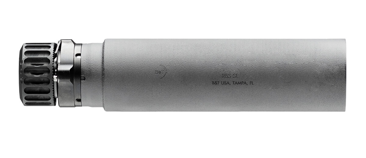 B&T Firearms SD-556RBS-TI SRBS 5.56 NATO 1.75" Gray Titanium/Stainless Steel 1.375"x24 1 169074