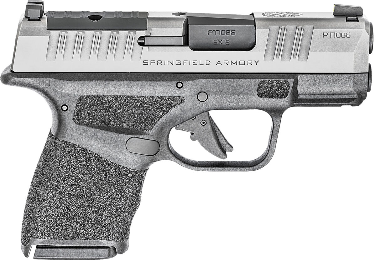 Springfield Armory HC9319SOSPCAP Hellcat OSP *CA Compliant 9mm Luger Gear up 2024 Includes Viridian RFX-11 Green Dot Optic, 3 10rd Magazines (Total of 5), Dual Range Bag 1 169148