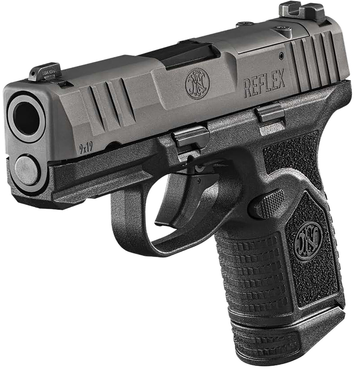 FN 66101418 Reflex MRD 9mm Luger 15+1 11+1 3.30" Micro-Compact Frame Black PVD Optic Ready/Serrated Steel Slide w/Picatinny Rail Stippled Grip Ambidextrous 1 169900