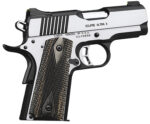 Kimber Mfg.,inc 3200042CA Eclipse Ultra II (CA) 45 ACP 7+1 3" Stainless Steel Slide Brush Polished Front Strap Checkering Laminated Gray/Black Double Diamond Grip 2 170443