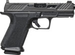 Shadow Systems SS1040CA MR920 Elite 9mm 10+1 Black Black Nitride Optic Cut/Serrated/Window Cut Stainless Steel Slide Black Black Interchangeable Backstrap Grip *CA Compliant 2 172951