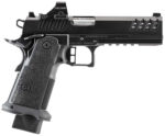 Bersa M2XIO5BBFN M2XI 9mm Luger 22+1 5" Match Grade Bull Barrel, QPQ Tenifer Cerakote Lightening Cut/Optic Cut/Serrated Steel Slide & Frame w/Beavertail & Picatinny Rail, Black Polymer Grip 2 173704