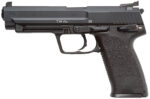 HK 81000365 USP Expert V1 SA/DA 45 ACP Caliber with 5.19" Barrel, 10+1 Capacity, Overall Black Finish, Serrated Trigger Guard Frame, Serrated Long Steel Slide & Polymer Grip Includes 2 Mags 2 178698