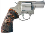 Taurus 2-605029-US2 605 Small 357 Mag/38 Special +P 5 Shot 2" Matte Stainless Steel Barrel & Frame, Polished Cylinder, Custom Designed Wood Grip w/Eagle, Transfer Bar Safety, Exposed Hammer 2 179235