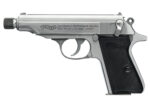 Walther Arms 4796062 PP SD Carry Frame 32 ACP 8+1 3.90" Stainless Steel Threaded Barrel, Stainless Steel Slide & Frame w/Beavertail, Black Polymer Grip 2 179984
