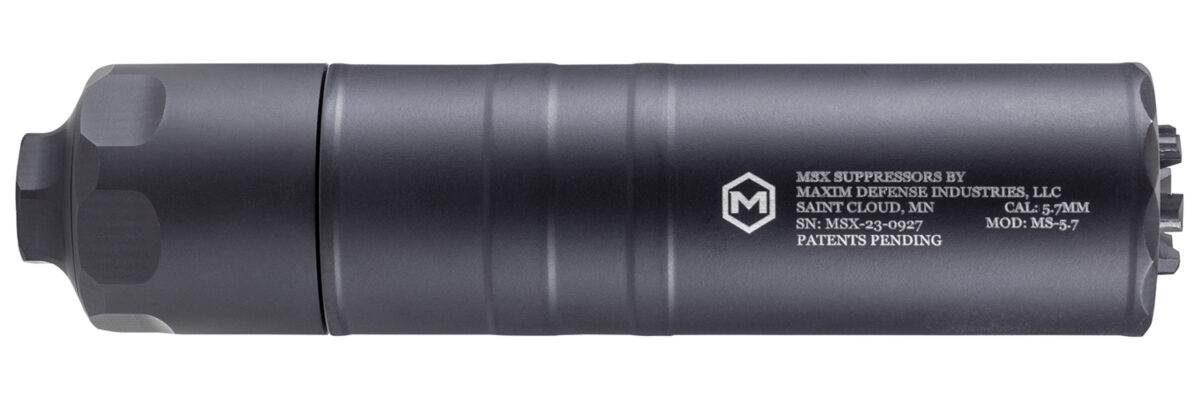 Maxim Defense MXM49752 MS-57 5.7x28mm 1.50" Black Titanium/Stainless Steel 1 180384