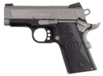Colt Mfg O7800XETT Defender 45 ACP 7+1 3" Carbon Steel Slide, Aluminum Frame w/Beavertail, G10 Grip 2 181446