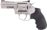 Colt Mfg KCOBRA22SP3RFO King Cobra 22 LR 10 Shot 3" Stainless Vent Rib Barrel, Stainless Cylinder & Frame, Black Rubber Grip 2 183628