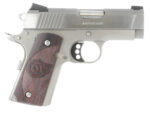 Colt Mfg O7000XE Defender Compact 45 ACP 7+1 3" Steel Barrel, Stainless Serrated Slide, Matte Stainless Aluminum Frame w/Beavertail, Black Cherry Tactical G10 Grips, Ambidextrous 2 19161