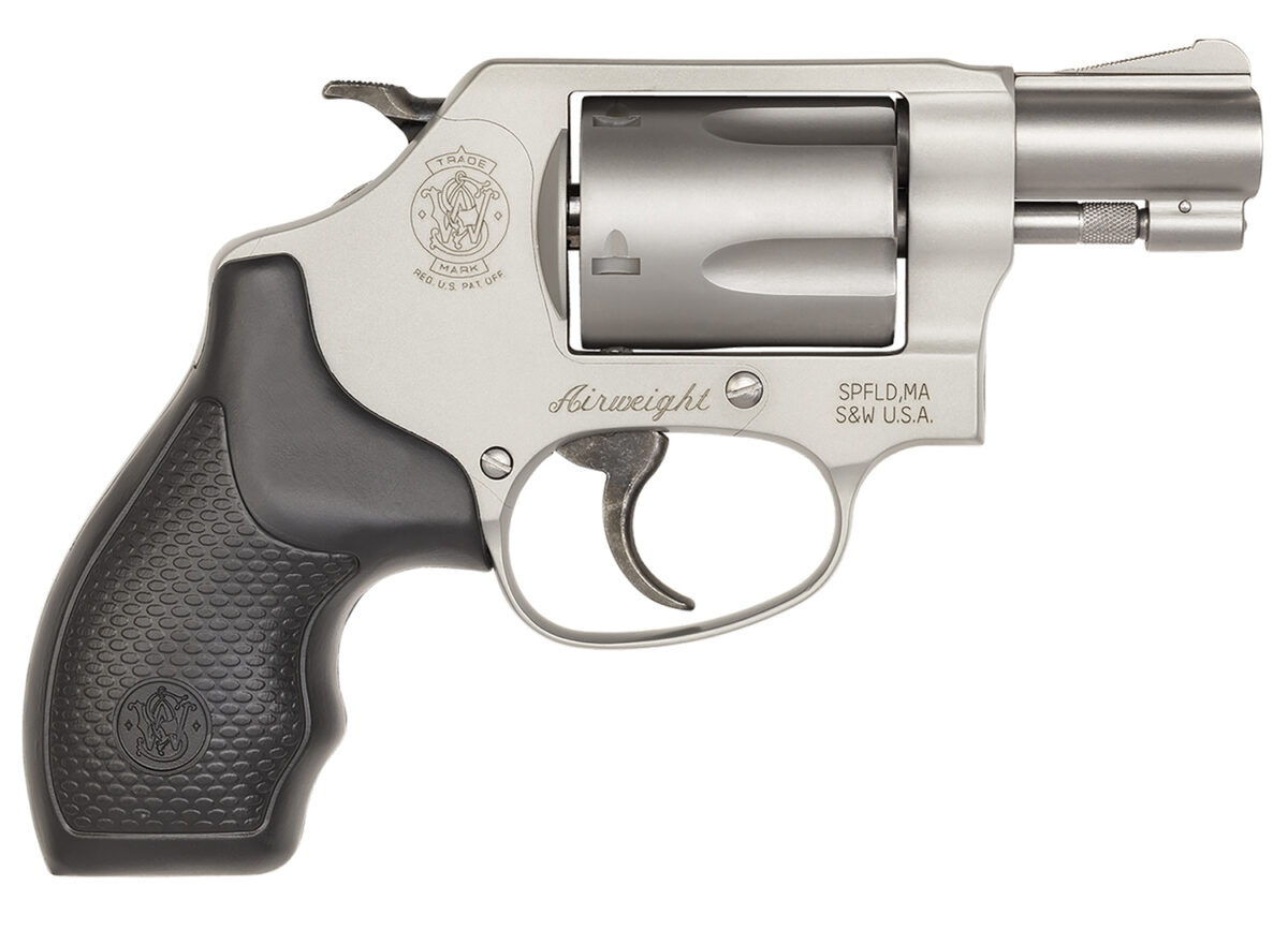 Smith & Wesson 163050 Model 637 *CA Compliant 38 S&W Spl +P 5 Shot 1.88" Stainless Steel Barrel/Cylinder, Matte Silver Aluminum Alloy J-Frame, Integral Front Sight, Internal Lock 1 26309