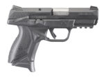 Ruger 8648 American Pistol Compact Frame 45 ACP 10+1 3.75" Black Nitride Stainless Steel Barrel & Serrated Slide, Black Polymer Frame w/Picatinny Rail, Textured Wraparound Grip, Right Hand 2 34251
