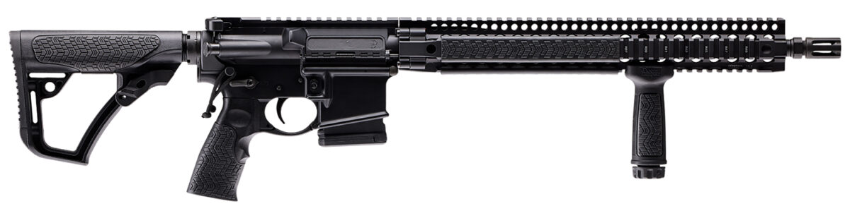 Daniel Defense 0214515175055 DDM4 V9 *CA Compliant 5.56x45mm NATO 16" 10+1 Black Hard Coat Anodized 6 Position w/SoftTouch Overmolding Stock 1 3439