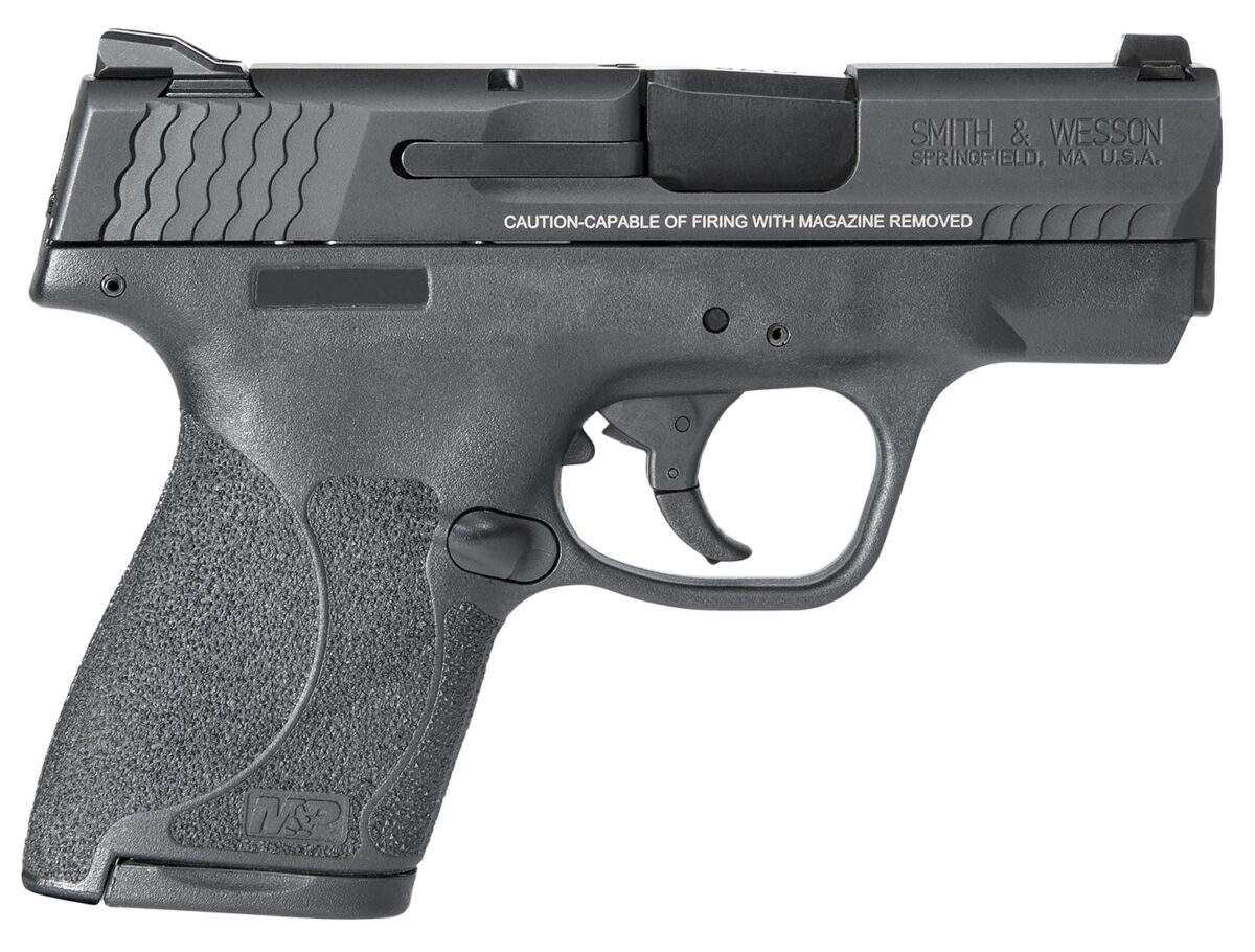 Smith & Wesson 11812 M&P Shield M2.0 Micro-Compact Frame 40 S&W 6+1/7+1, 3.10" Black Armornite Stainless Steel Barrel & Serrated Slide, Matte Black Polymer Frame, Thumb Safety 1 45100