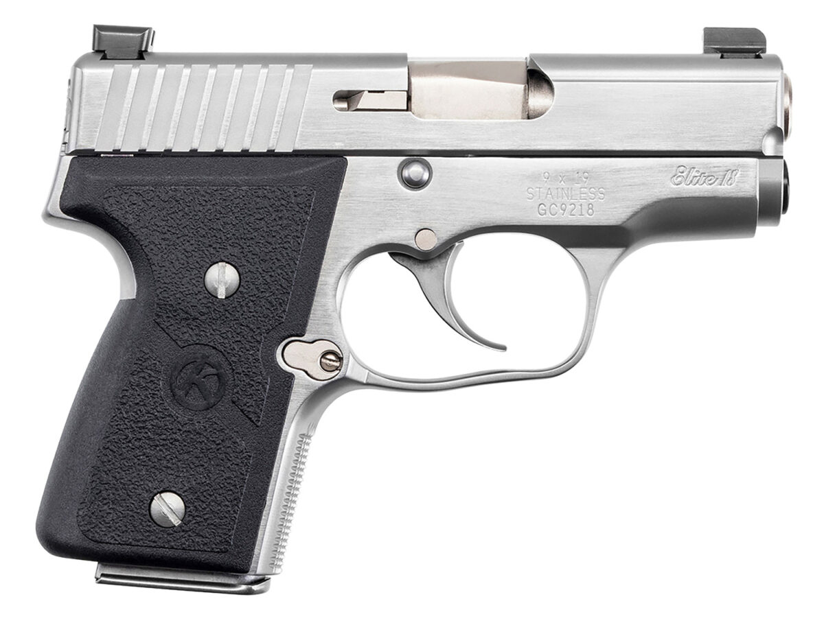 Kahr Arms M9098NA MK Elite *CA Compliant 9mm Luger Caliber 3" Barrel 6+1/7+1, Stainless, Black Grip 1 53160