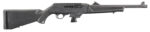 Ruger 19101 PC Carbine *NY/CA Compliant 9mm Luger 10+1 16.12" Fluted Barrel, Type III Black Hard Coat Anodized Receiver, Synthetic Stock, Optics Ready 2 56185