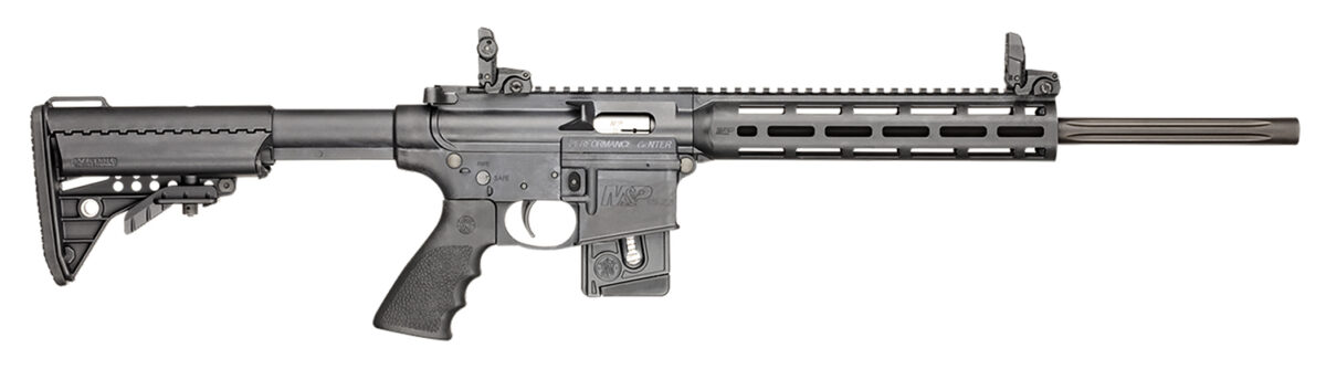 Smith & Wesson 11507 M&P15-22 Performance Center Sport *MA,MD,NJ Compliant 22 LR Caliber with 10+1 Capacity, 18" Barrel, Matte Black Metal Finish & Fixed Vltor Black Synthetic Stock Right Hand 1 5689