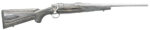 Ruger 17108 Hawkeye Compact Compact 243 Win 4+1 16.50" Matte Stainless Steel Barrel, Integral Scope Mounts Stainless Steel Receiver, Black Fixed Laminate Stock 2 57310