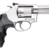 Smith & Wesson 162634 Model 63 22 LR 8 Shot 3" Stainless Steel Barrel, Satin Stainless Steel J-Frame, Hi-Viz Fiber Optic Red Front/Adjustable Rear Sight 2 61749
