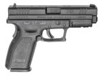 Springfield Armory XD9101 XD Service *CA Compliant 9mm Luger 10+1 4" Black Melonite Steel Barrel & Serrated Slide, Black Polymer Frame w/Picatinny Rail, Black Polymer Grip 2 62186