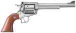 Ruger 0804 Super Blackhawk Large Frame 44 Rem Mag/44 Special 6rd 7.50" Satin Stainless Steel Barrel, Cylinder & Frame, Hardwood Grip, Transfer Bar Safety, Exposed Hammer 2 70183