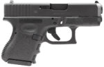 Glock PI2650201 G26 Gen3 *CA Compliant Sub-Compact 9mm Luger 10+1 3.43" Black Polygonal Rifled Barrel, Matte Black Serrated Slide, Black Polymer Frame, Black Textured Finger Grooved Polymer Grip 2 73391