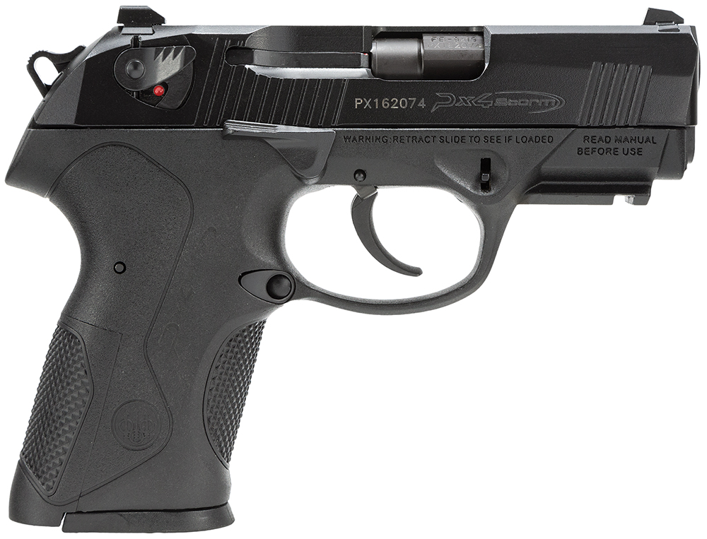 Beretta USA JXC9F20 Px4 Storm Compact 9mm Luger 10+1 3.27" Black Steel Barrel, Black Bruniton Serrated Steel Slide, Black Polymer Frame w/Picatinny Rail & Interchangeable Backstrap Grip, Ambidextrous 1 73642
