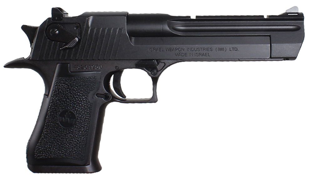 Magnum Research DE44CA Desert Eagle Mark XIX *CA Compliant 44 Rem Mag 6" 8+1 Black Carbon Steel Frame & Slide Black Rubber Grip 1 79623
