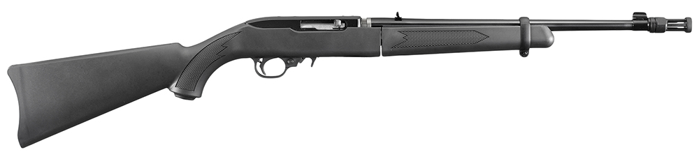 Ruger 11112 10/22 Takedown Full Size 22 LR 10+1 16.40" Satin Black Threaded Barrel, Satin Black Steel Receiver w/Integral Scope Mount, Black Synthetic Fixed Stock, Right Hand 1 84860