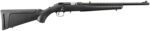 Ruger 8322 American Rimfire Full Size 22 WMR 9+1 18" Satin Blued Threaded Barrel, Satin Blued Drilled & Tapped Steel Receiver, Black Synthetic Adjustable Stock, Right Hand 2 93668