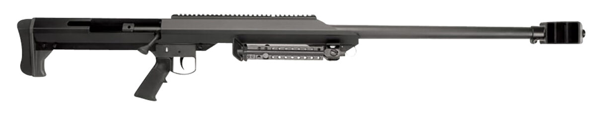 Barrett 13307 M99 50 BMG 32" 1rd Black Cerakote Black Fixed w/Sorbothane Recoil Pad Stock Black Polymer Grip Right Hand 1 9872