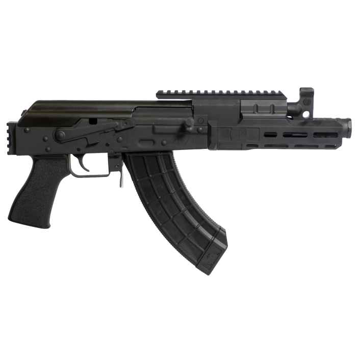 Century Arms Draco Tactical Pistol - Black | 7.62X39 | 7.5" | 30RD Mag | Linear Compensator | Integrated Picatinny Rail 1 hg8007 n.2 copy