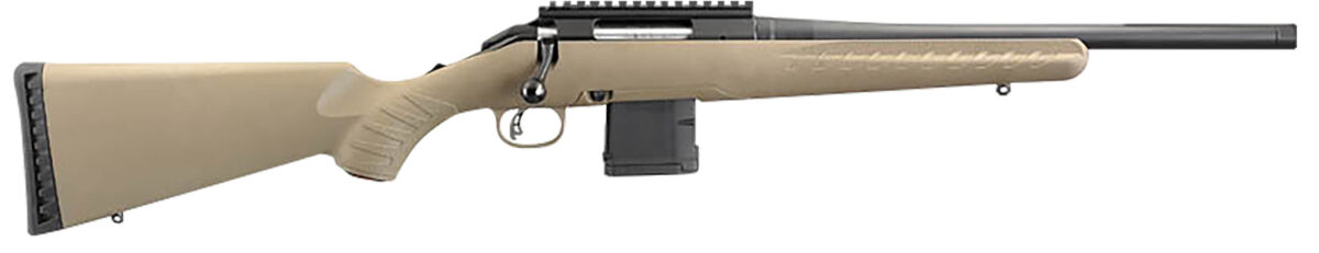 Ruger 26968 American Ranch Full Size 300 Blackout 10+1 16.12" Matte Black Threaded Barrel, Steel Receiver w/Picatinny Rail, Flat Dark Earth Fixed Synthetic Stock, Right Hand 1 100031