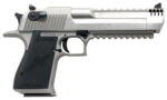 Magnum Research DE429SRMB Desert Eagle Mark XIX 429 DE 6" with Muzzle Brake 7+1 Matte Stainless Steel Frame 7 Slide Black Rubber Grip 2 108280