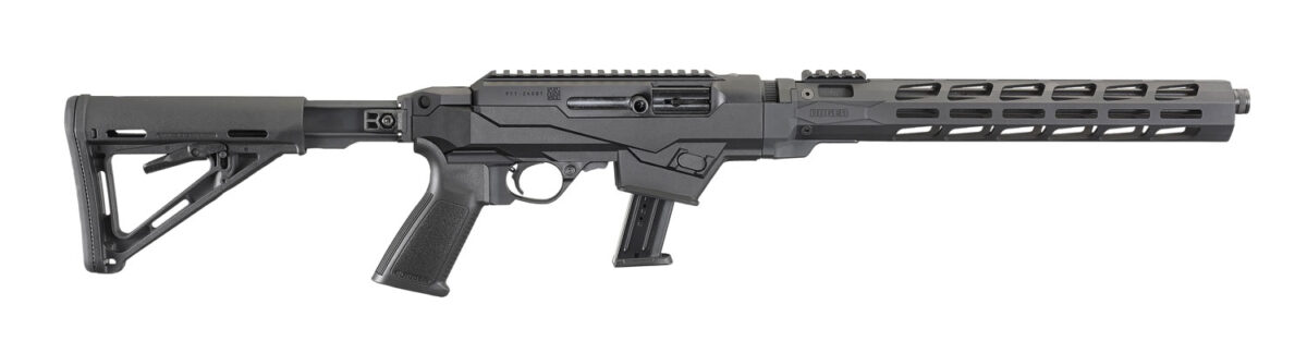 Ruger 19122 PC Carbine 9mm Luger 17+1 16.12" Threaded/Fluted Barrel, Type III Hard Coat Anodized Aluminum Alloy Receiver, Adjustable Magpul MOE Stock, M-LOK Accessory Slots, Optics Ready 1 118087